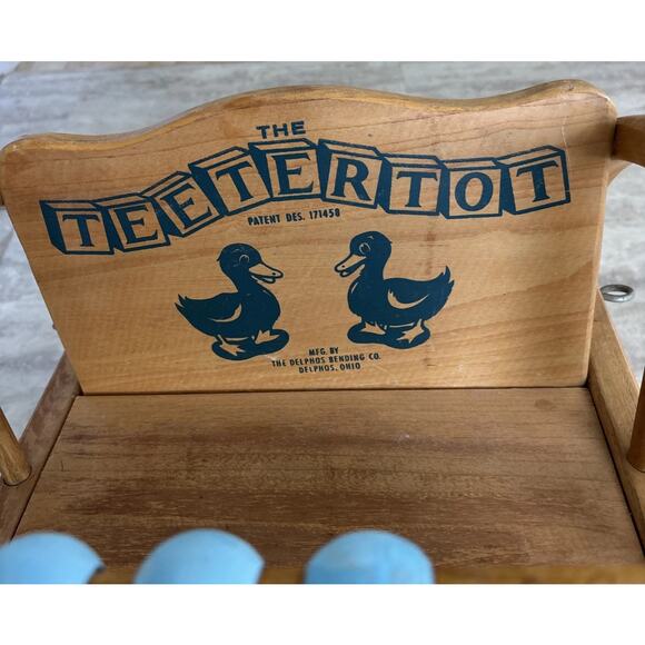 Vintage Mid Century TEETERTOT Delphos Bending Co Rocking/Bouncy Chair - Picture 3 of 8